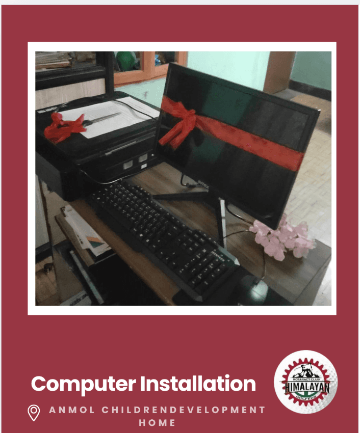 Computer Installation & Project Inauguration
